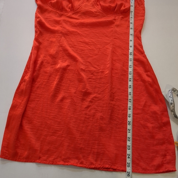 Princess Polly Women's Red Mini Slip Dress, Size 10 - Picture 8 of 10